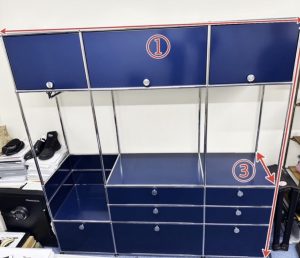 大阪のオフィスで買取をしたUSMキャビネット